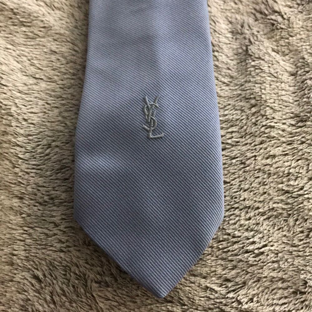 YSL Tie - Blue